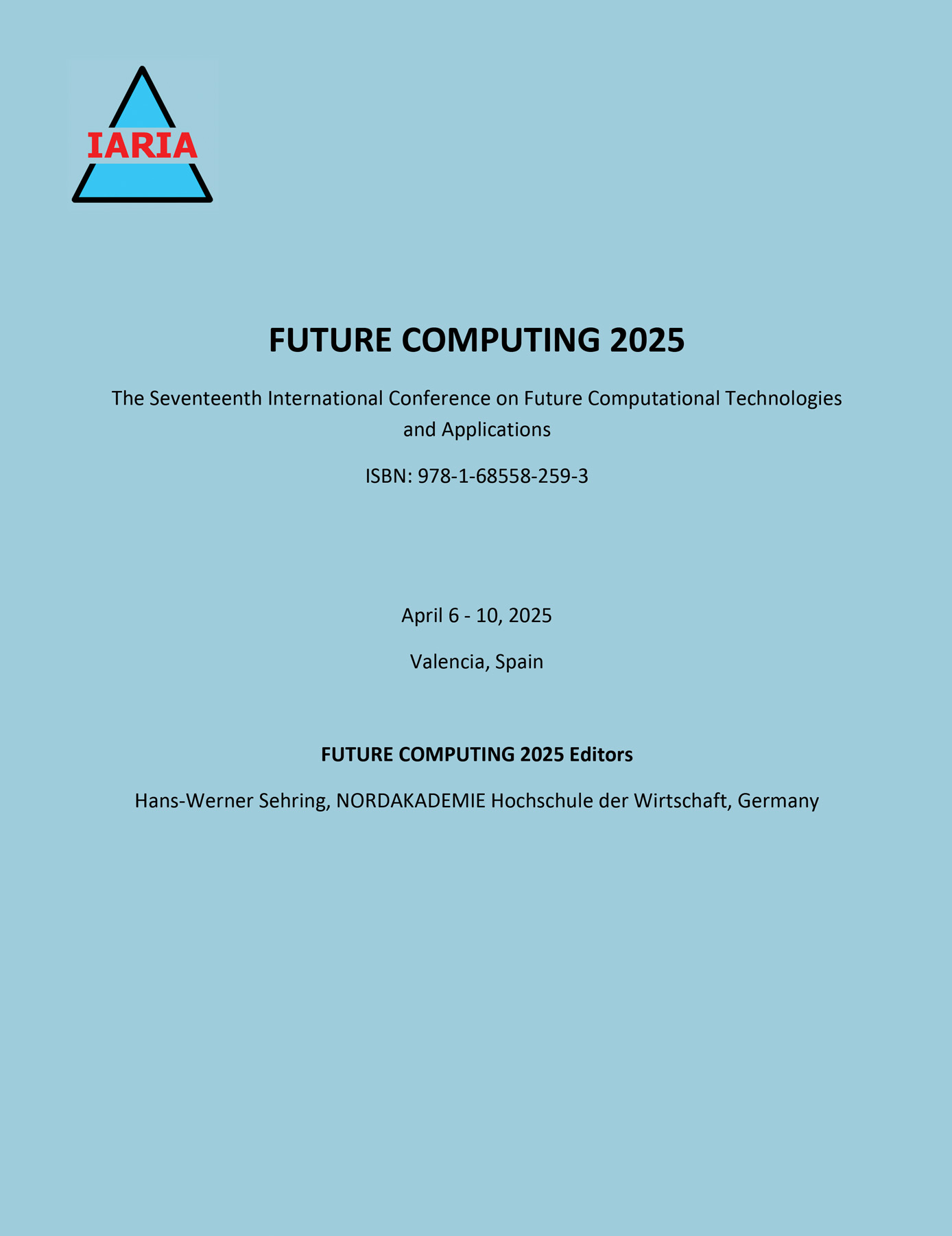 Decision Engineering Analysis Lab Member Steve Chan Publication at Future Computing 2025