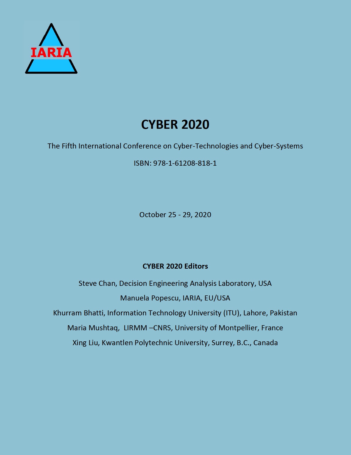 Cyber 2020 Coverpage